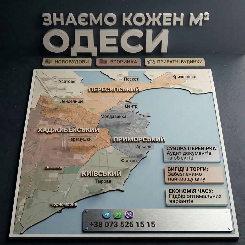 3D Карта районів Одеси