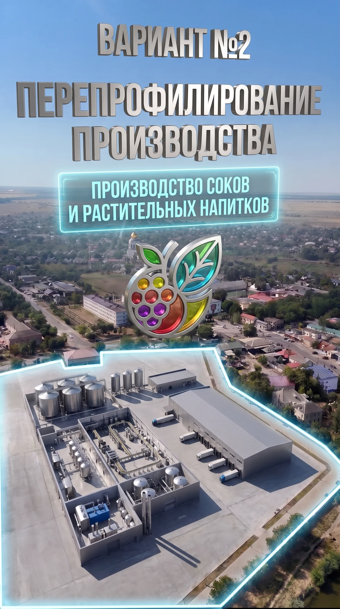 AI-концепція виробництва соків і рослинних напоїв